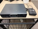 Audio-technica ATW-R2100BI 487-507MHZ Synthesized Receiver + Transmitter. Fixed Price $109.99.