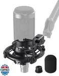 Custom AT2020 Microphone Shock Mount With Pop Filter, Anti-vibrat. Fixed Price $34.99.