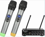 Fifine Uhf Dual Channel Wireless Handheld Microphone SYSTEM-K036. Fixed Price $37.50.