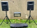 Pa System 2-ELECTRO-VOICE SX300 Speakers + Behringer Pmx 2000 Power Amp/ Mixer. Fixed Price $699.00.