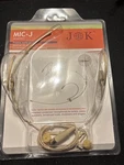 K Professional Headset Microphone Mic-j 071S Connector Round Pin Female. Fixed Price $19.77.