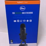 Logitech Creators Blue Yeti Usb Microphone 988-00100 Sealed. Fixed Price $65.00.