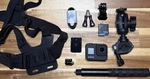 Gopro Black CHDHX-801 Camera + Extras. Fixed Price $149.95.