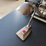 Realistic 33-921 Desktop Cardioid Dynamic Microphone 600 Ohm 1/4IN Plug. Fixed Price $29.90.