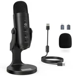 Zealsound Podcast Microphone For Pc, Noise Cancellation Usb With Gain. Fixed Price $24.50.
