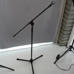 Vintage Akg? Tripod Microphone Boom Stand Heavy Steel Construction. Fixed Price $49.95.