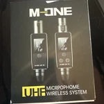 RA80 M-one Uhf Microphone Wireless System Wired To Tx Rx Xlr. Fixed Price $42.00.