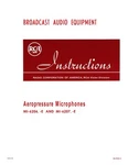 Rca Aeropressure Microphone User Manual Remastered Mike Operations. Fixed Price $36.50.