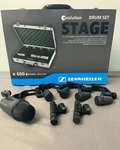 New Sennheiser Drum Kit E600 Mic Package With Case E602 E604 E614 Us. Fixed Price $189.98.