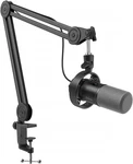 Dynamic Podcast Microphone Set With Boom Arm Stand, Studio Xlr/usb Fo. Fixed Price $125.99.