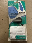 Sony ECM-T6 Electret Condenser Microphone Tie Pin Mini Plug Brand New Sealed. Fixed Price $15.00.