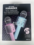 Art+sound Karaoke True Wireless Duo Microphones W/ Speakers Bluetooth. Fixed Price $22.22.