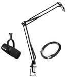 Shure MV7X-1000-PK1-K Microphone W/xlr Cable, Desktop Boom Stand. Fixed Price $249.00.