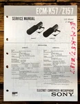 Sony ECM-K57 -Z157 Microphone Service Manual *original*. Fixed Price $9.97.