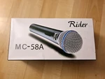 Rider MC-58A Professional Dynamic Vocal Microphone Studio Recording New Box. Fixed Price $80.75.