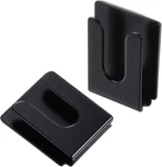 Radio Microphone Hanger 2PCS Adhesive Holder Mount Black Metal Clip. Fixed Price $9.29.
