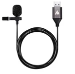 Maono Usb Lavalier Microphone With Headphones Jack AU-UL20. Fixed Price $14.65.