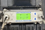 Lectrosonics (SRA5P) Dual Uhf Wireless Receiver Block 20 W/ Unislot Adapter. Fixed Price $519.99.