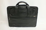 Vtg Tumi Alpha Padded Leather Laptop Organizer Briefcase Attache Black 16". Fixed Price $119.00.