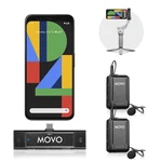 Movo Edge-uc-d Usb Type-clapel Microphones, Dual Channel Select, 1-YEAR Warranty. Fixed Price $166.46.