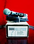 Vintage 1970'S Shure Dynamic Cardioid Microphone W Accessories SM58 # 4. Fixed Price $207.06.