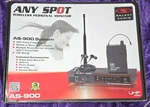 Galaxy Audio Any Spot AS-900 Wireless Personal Monitor System Uhf. Fixed Price $99.99.