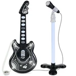 Best Choice Products Kids Electric Guitar Microphone Set W/ Stand & Led. Fixed Price $42.98.