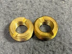 Lot Of 2 Brass Shure A50D 3/8 - 5/8 Microphone Stand Thread Adapters Drum Mount. Fixed Price $7.99.