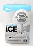 New, Blue Snowball Ice Plug Play Usb Microphone. Fixed Price $24.99.