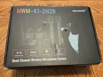 Melon Are MWM-41-2H2B Quad-channel Professional Wireless Microphone System. Fixed Price $60.00.