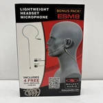 Galaxy Audio ESM8 Omni-directional Dual Ear Headset Microphone. Fixed Price $79.00.