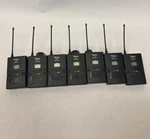 Lot Of 7 Telex Safe-wt Band Uhf Wireless Beltpack Transmitter Tested For Power. Fixed Price $199.99.
