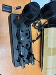 Misc Clearone WS80-T Wireless, H18 Mics, Chargers With Stand Used. Fixed Price $599.99.