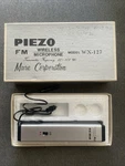Vintage Piezo WX-127 Fm Wireless Microphone Made Japan W/original Box & Accs. Fixed Price $14.99.