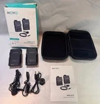 Movo WMIC10-P 2.4GHZ Wireless Lavalier Microphone System For Dslr Cameras Iphone. Fixed Price $23.95.
