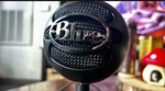 Blue Snowball Ice Usb Microphone Black With Adjustable Freestanding. Fixed Price $10.00.
