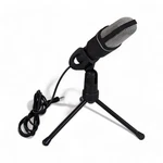 Soonhua Black Desktop Microphone SH-666 With Adjustable Angle Tripod Stand. Fixed Price $9.99.