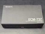 Sony ECM-737 Professional Electret Condenser Microphone. Fixed Price $40.50.