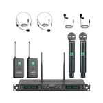 Phenyx Pro Wireless Microphone System, 4-CHANNEL Uhf Set With Ha.... Fixed Price $226.20.