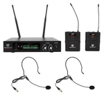 RWM81U Dual Uhf Wireless Headset & Guitar Microphone System, Lcd Display, Long. Fixed Price $140.76.