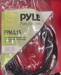 Pyle Professional Microphone Cable 15FT 6.25MM- Xlr -PPMJL15-. Fixed Price $19.95.