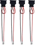4 Pack Speaker Wire Harness Adapter For Volkswagen Jetta Gli Gti Beetle Golf. Fixed Price $49.35.