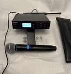 Shure ULXD4 + ULXD2 SM58 Digital Wireless Set, J50 572-636 Mhz Mic & Receiver. Fixed Price $1157.00.