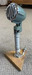 Calrad 400-C Crystal Microphone Wood Stand Excellent 1950 Vtg. Fixed Price $99.99.