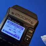 Zoom F1 Field Recorder Working, Battery Door Broken (diy Fix Shown, Read). Fixed Price $65.00.