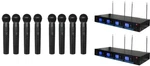 2 Mr Dj 4 Ch Pro Vhf Wireless Handheld Ktv Stage Microphone Pa System. Fixed Price $259.99.