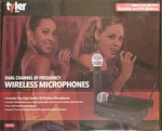 Tyler Audio Dual Channel Rf Frequency Wireless Microphones TWM301. Fixed Price $50.00.