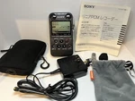 Sony PCM-M10 Portable Digital Recorder Black + ECM-DS30P Microphone Japan. Fixed Price $259.00.