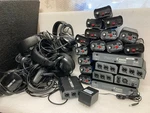 Lot Of Portacom BP-2000 Anchor Beltpack W/ 8 Headsets. Fixed Price $700.00.