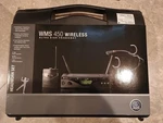 Akg WMS450 Wireless Body Pack Xmtr, Head Set & Rcv System, 570.000 - 600.000 Mhz. Fixed Price $160.00.